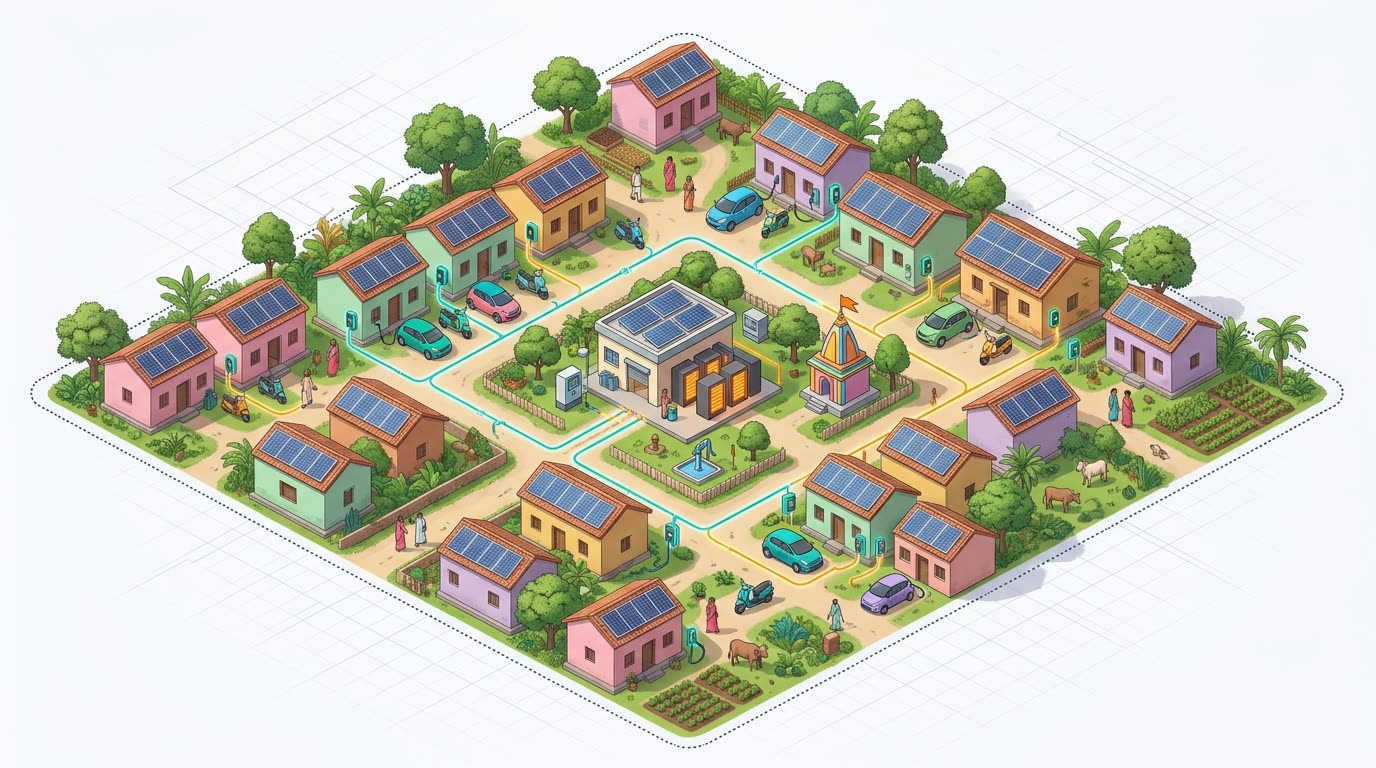AI illustration · India